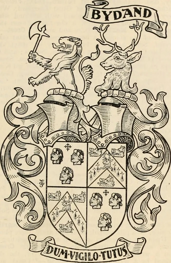 An illustration from Armorial families : a directory of gentlemen of coat-armour, 1905, leaf 620