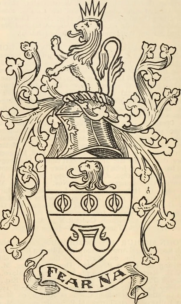 An illustration from Armorial families : a directory of gentlemen of coat-armour, 1905, leaf 620
