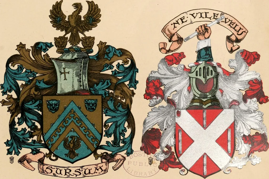 An illustration from Armorial families : a directory of gentlemen of coat-armour, 1905, leaf 622