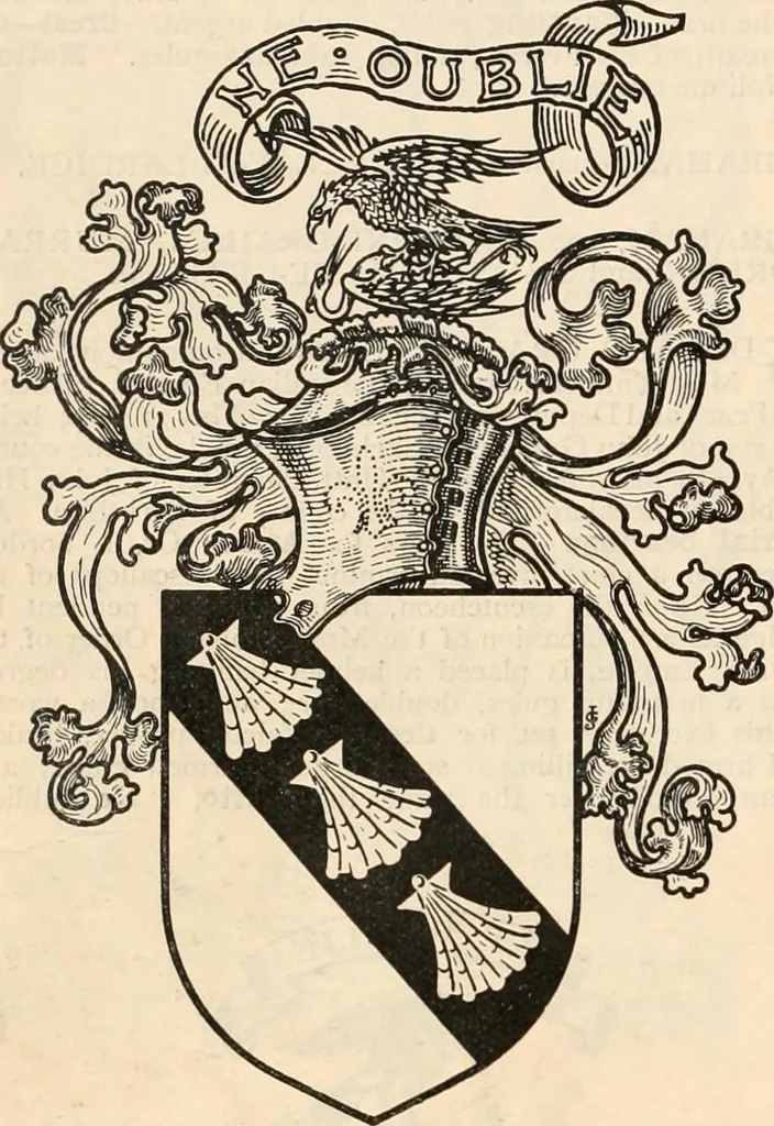 An illustration from Armorial families : a directory of gentlemen of coat-armour, 1905, leaf 627