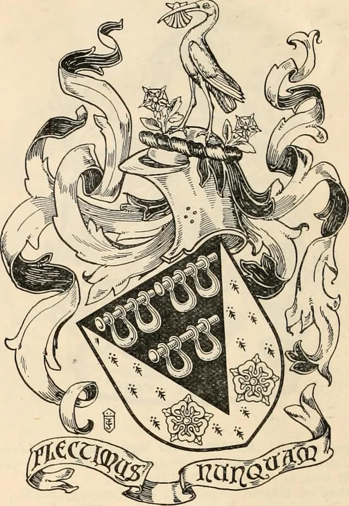 An illustration from Armorial families : a directory of gentlemen of coat-armour, 1905, leaf 63