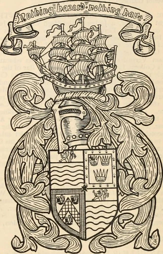 An illustration from Armorial families : a directory of gentlemen of coat-armour, 1905, leaf 632