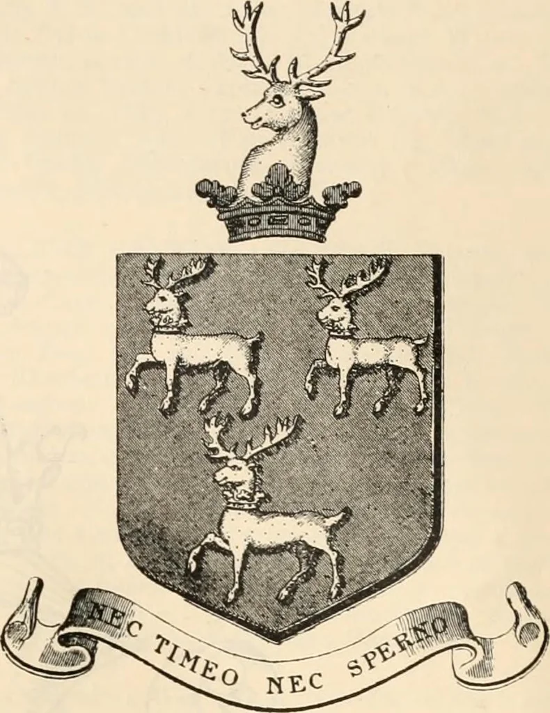An illustration from Armorial families : a directory of gentlemen of coat-armour, 1905, leaf 640