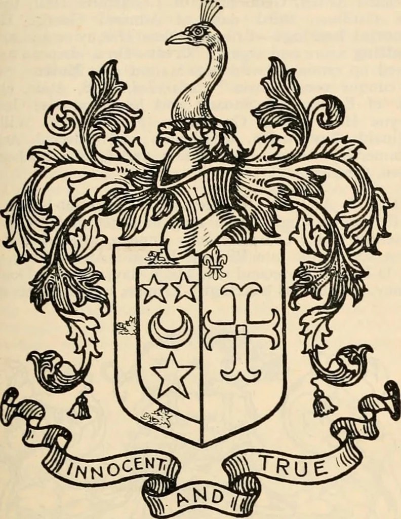 An illustration from Armorial families : a directory of gentlemen of coat-armour, 1905, leaf 66