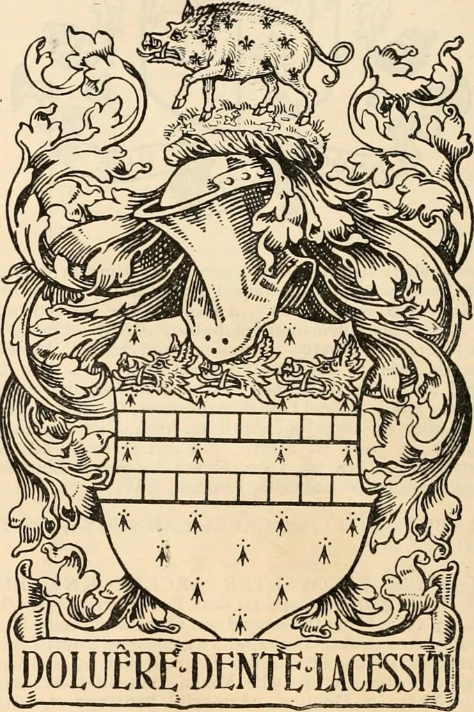 An illustration from Armorial families : a directory of gentlemen of coat-armour, 1905, leaf 67