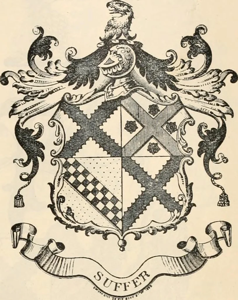 An illustration from Armorial families : a directory of gentlemen of coat-armour, 1905, leaf 670