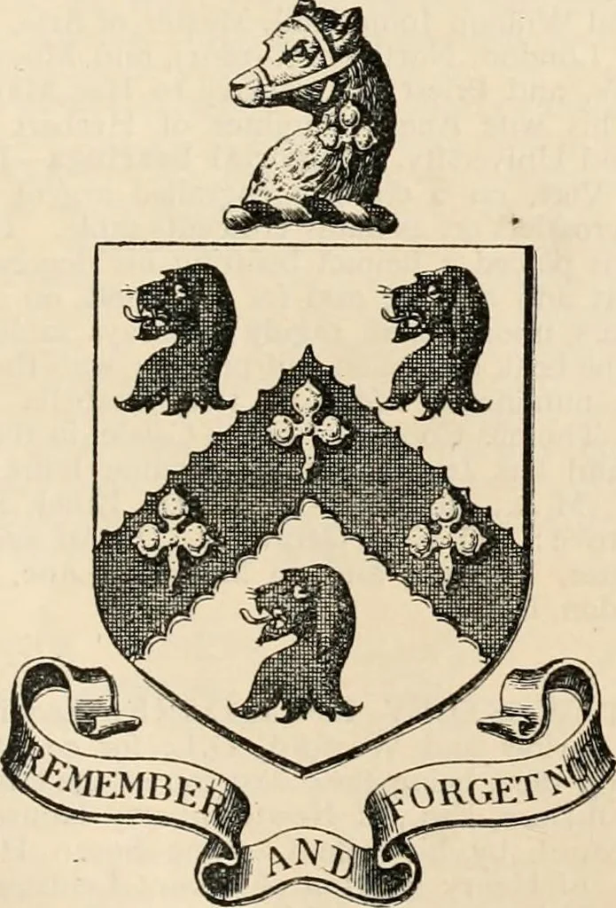 An illustration from Armorial families : a directory of gentlemen of coat-armour, 1905, leaf 674