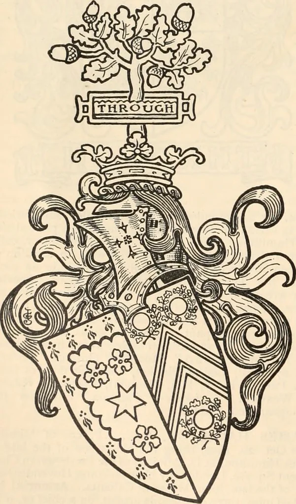 An illustration from Armorial families : a directory of gentlemen of coat-armour, 1905, leaf 679