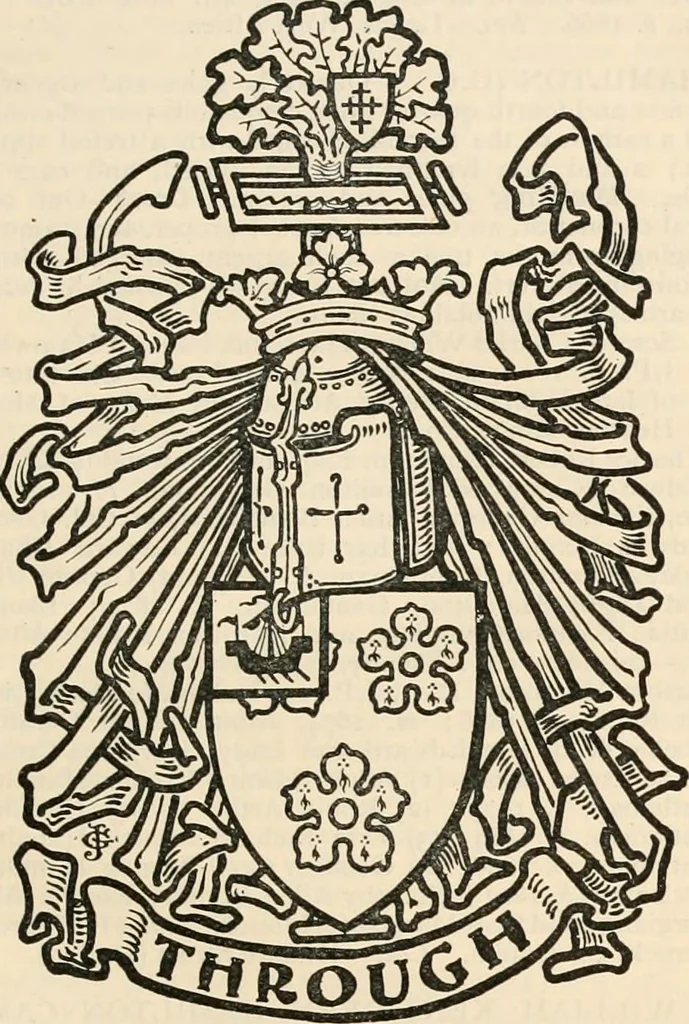 An illustration from Armorial families : a directory of gentlemen of coat-armour, 1905, leaf 680