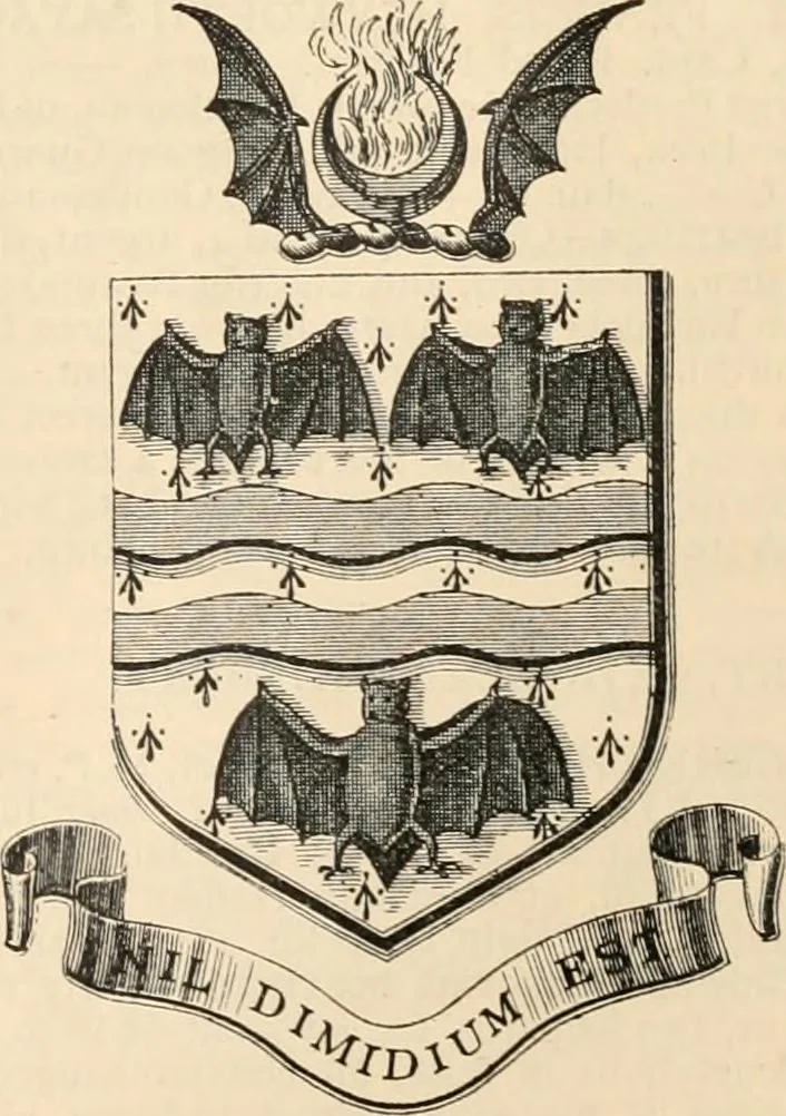 An illustration from Armorial families : a directory of gentlemen of coat-armour, 1905, leaf 732