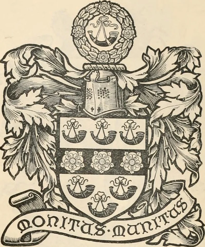 An illustration from Armorial families : a directory of gentlemen of coat-armour, 1905, leaf 756