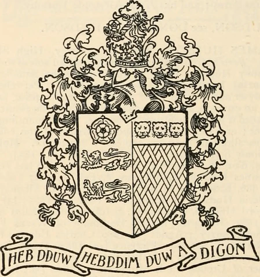 An illustration from Armorial families : a directory of gentlemen of coat-armour, 1905, leaf 769