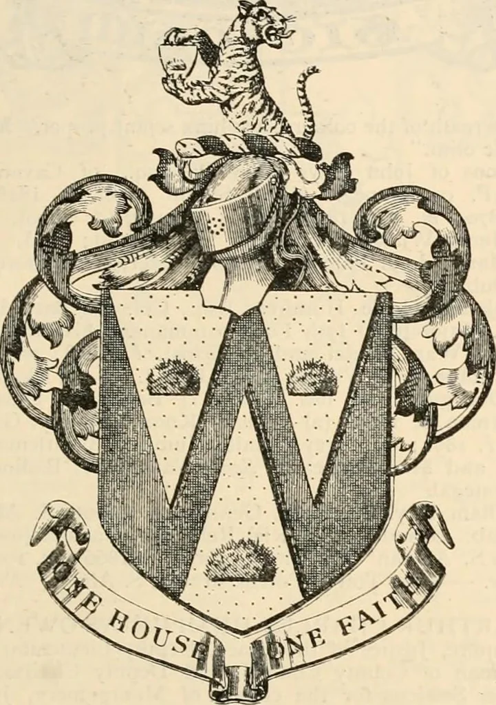 An illustration from Armorial families : a directory of gentlemen of coat-armour, 1905, leaf 772