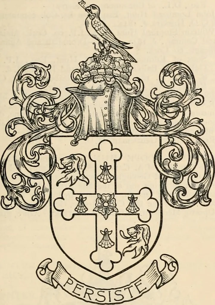 An illustration from Armorial families : a directory of gentlemen of coat-armour, 1905, leaf 774