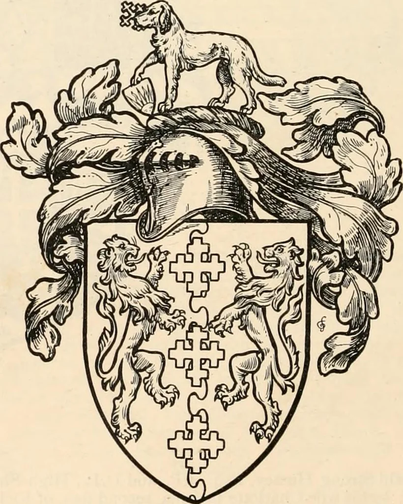 An illustration from Armorial families : a directory of gentlemen of coat-armour, 1905, leaf 783