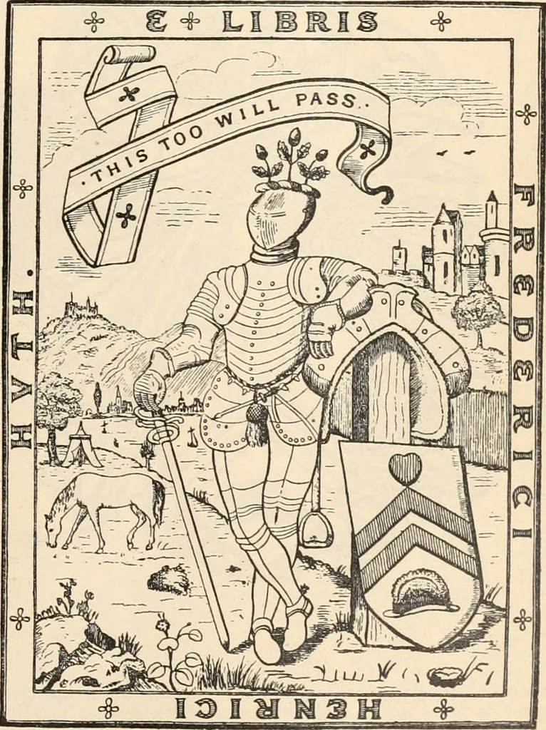 An illustration from Armorial families : a directory of gentlemen of coat-armour, 1905, leaf 786