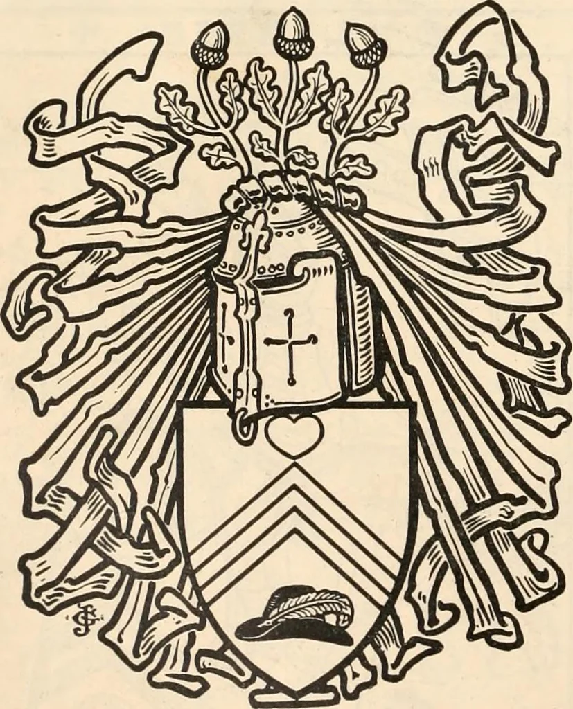 An illustration from Armorial families : a directory of gentlemen of coat-armour, 1905, leaf 787