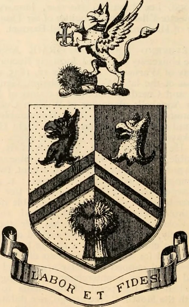 An illustration from Armorial families : a directory of gentlemen of coat-armour, 1905, leaf 79