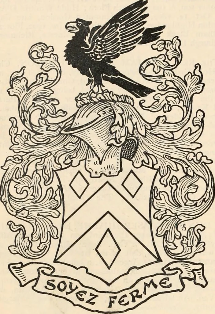 An illustration from Armorial families : a directory of gentlemen of coat-armour, 1905, leaf 791
