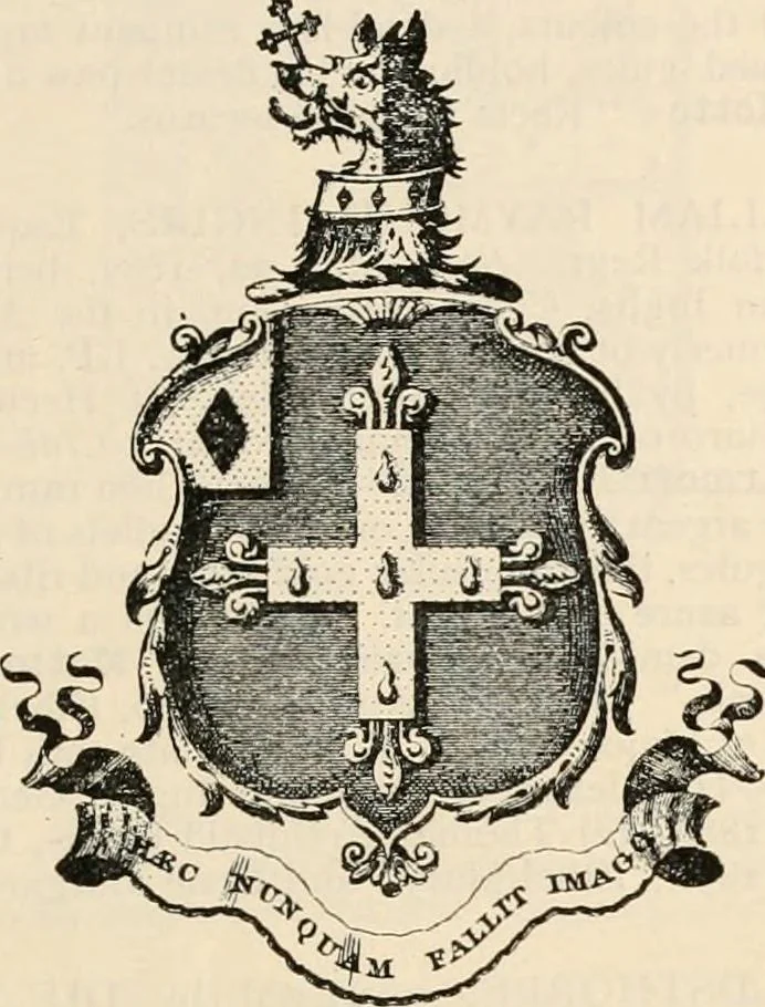 An illustration from Armorial families : a directory of gentlemen of coat-armour, 1905, leaf 792