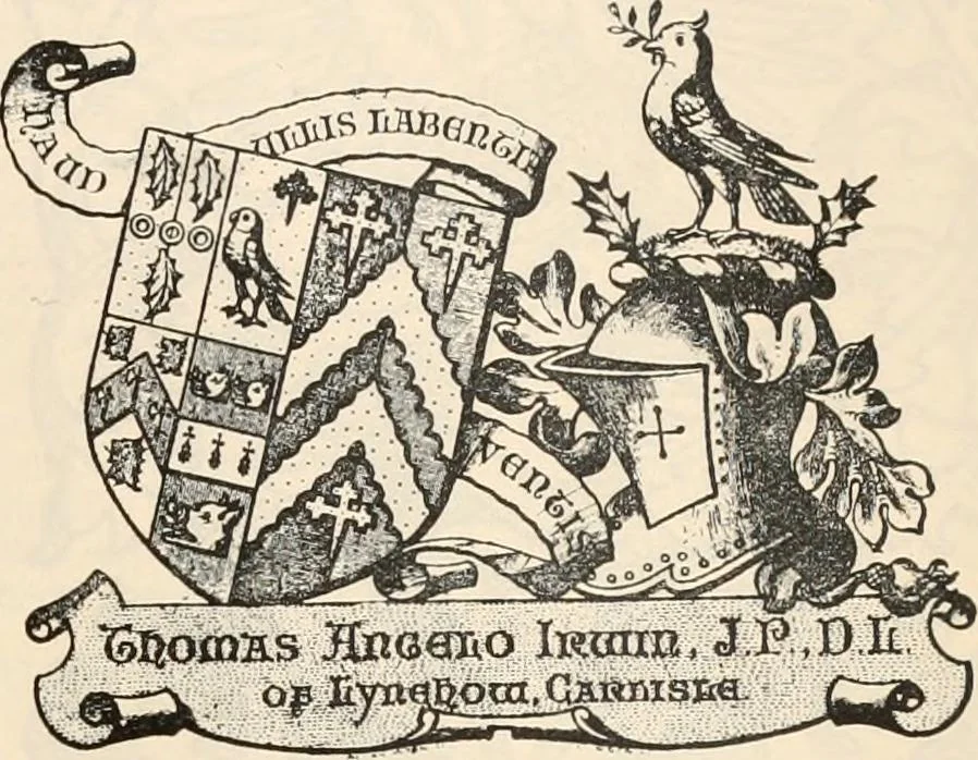 An illustration from Armorial families : a directory of gentlemen of coat-armour, 1905, leaf 796