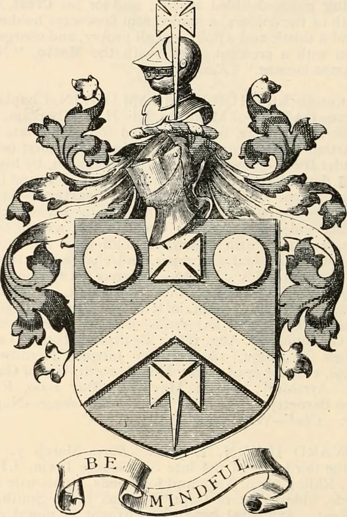 An illustration from Armorial families : a directory of gentlemen of coat-armour, 1905, leaf 797
