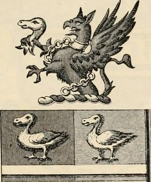 An illustration from Armorial families : a directory of gentlemen of coat-armour, 1905, leaf 798