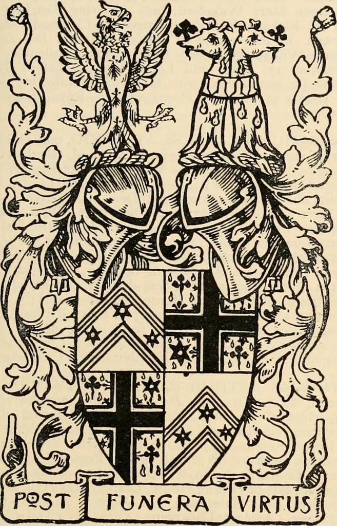 An illustration from Armorial families : a directory of gentlemen of coat-armour, 1905, leaf 80