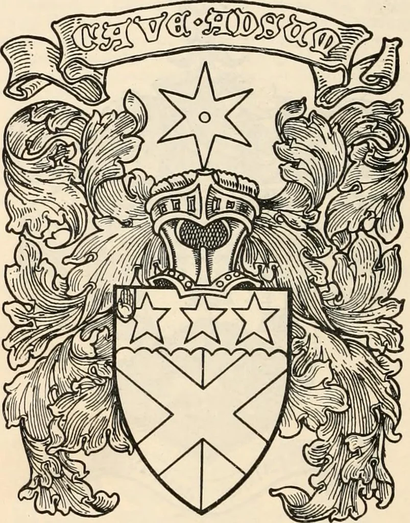 An illustration from Armorial families : a directory of gentlemen of coat-armour, 1905, leaf 805