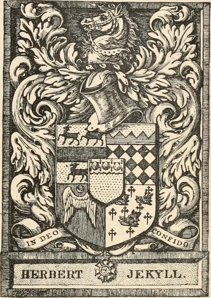 An illustration from Armorial families : a directory of gentlemen of coat-armour, 1905, leaf 808