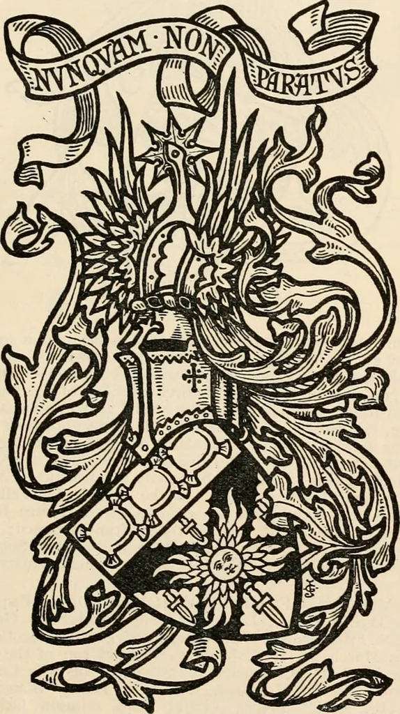 An illustration from Armorial families : a directory of gentlemen of coat-armour, 1905, leaf 820