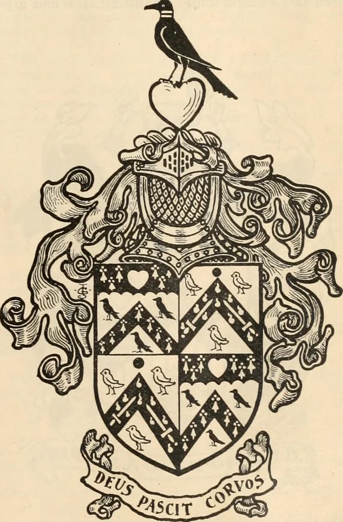 An illustration from Armorial families : a directory of gentlemen of coat-armour, 1905, leaf 826