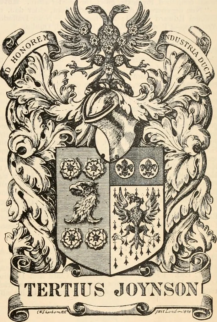 An illustration from Armorial families : a directory of gentlemen of coat-armour, 1905, leaf 830
