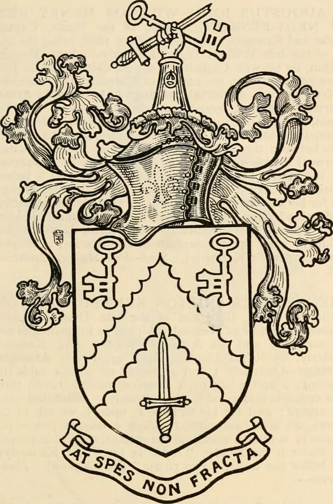 An illustration from Armorial families : a directory of gentlemen of coat-armour, 1905, leaf 840