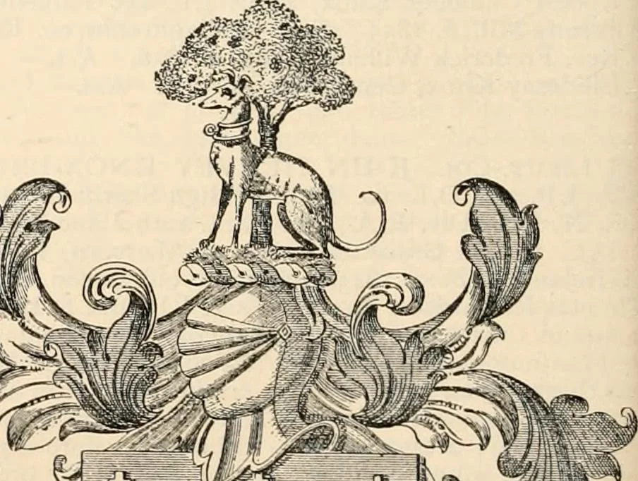 An illustration from Armorial families : a directory of gentlemen of coat-armour, 1905, leaf 863