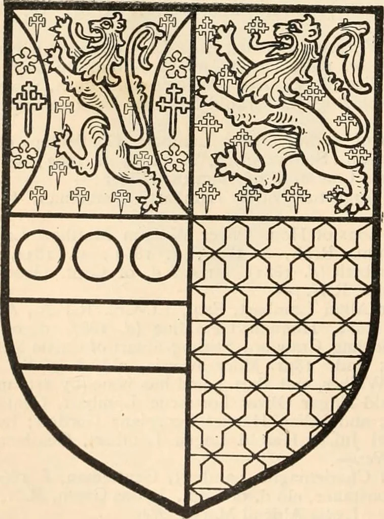 An illustration from Armorial families : a directory of gentlemen of coat-armour, 1905, leaf 867