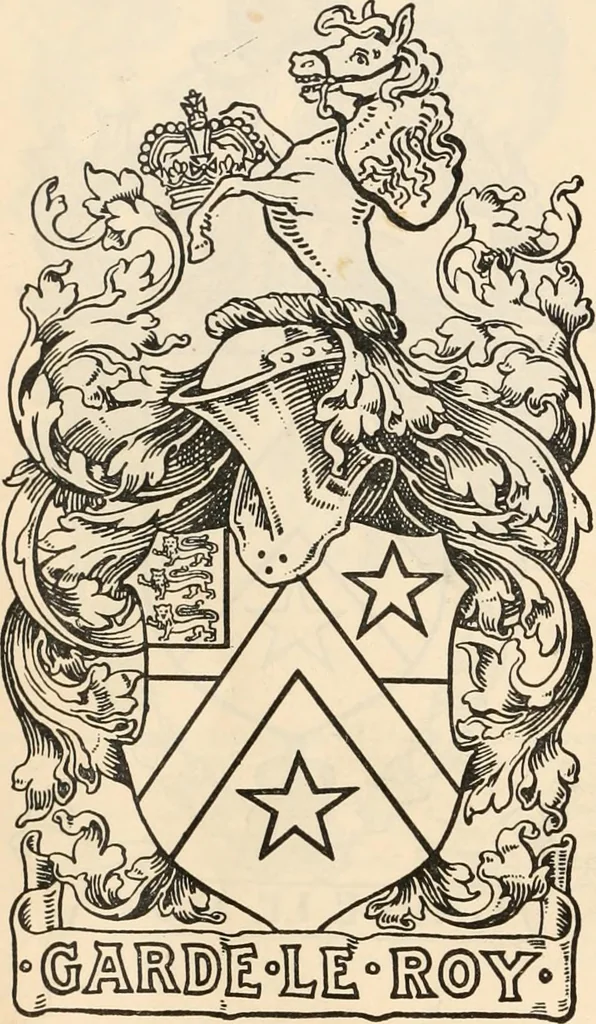 An illustration from Armorial families : a directory of gentlemen of coat-armour, 1905, leaf 873