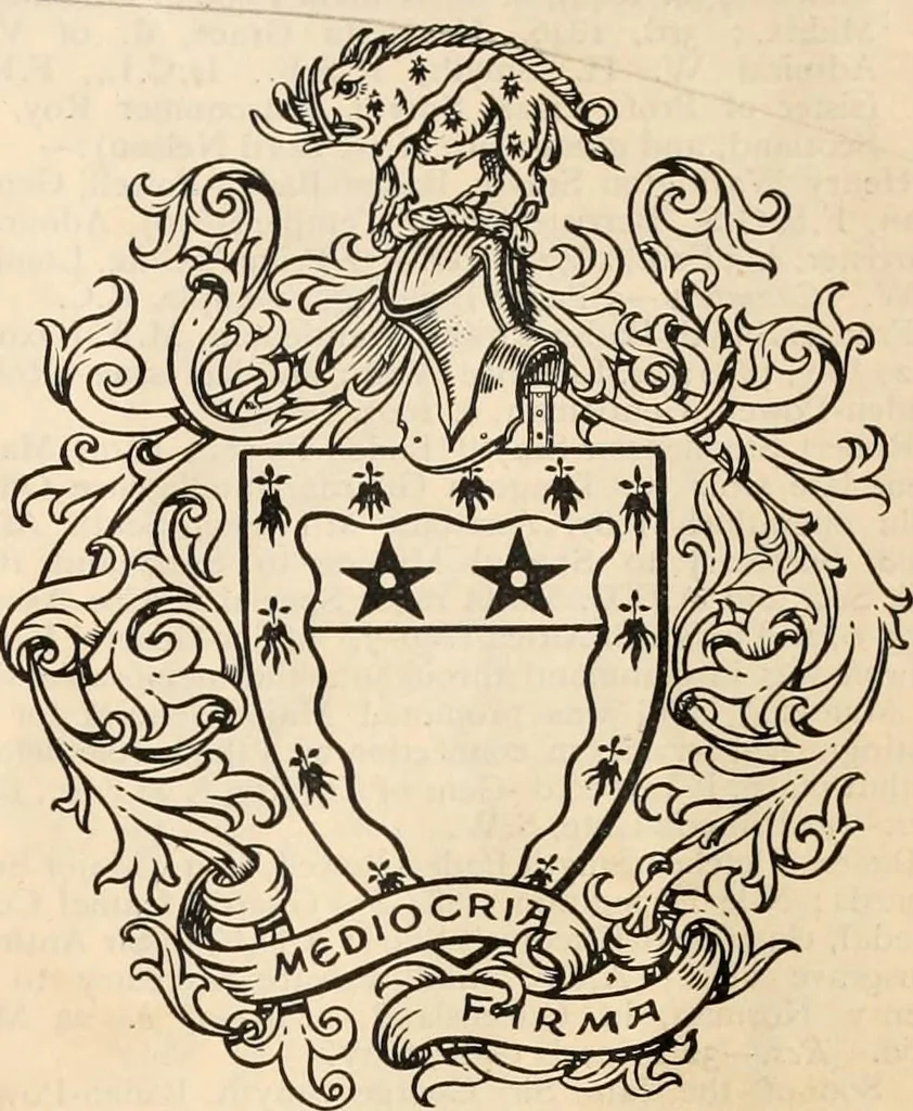 An illustration from Armorial families : a directory of gentlemen of coat-armour, 1905, leaf 88