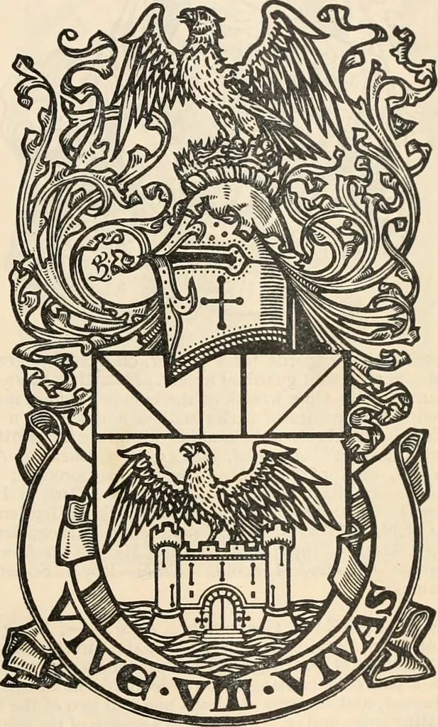 An illustration from Armorial families : a directory of gentlemen of coat-armour, 1905, leaf 880