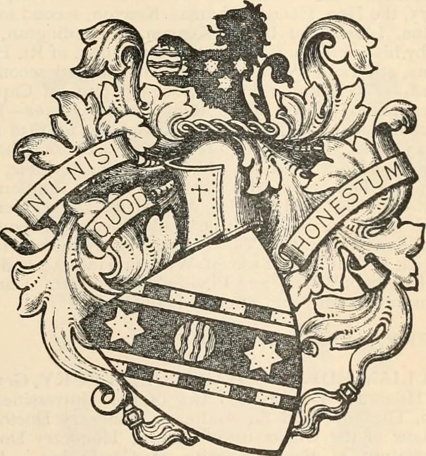 An illustration from Armorial families : a directory of gentlemen of coat-armour, 1905, leaf 890