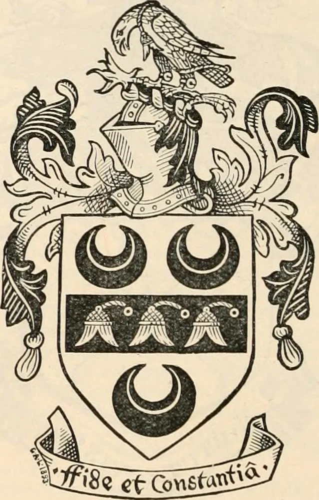An illustration from Armorial families : a directory of gentlemen of coat-armour, 1905, leaf 891