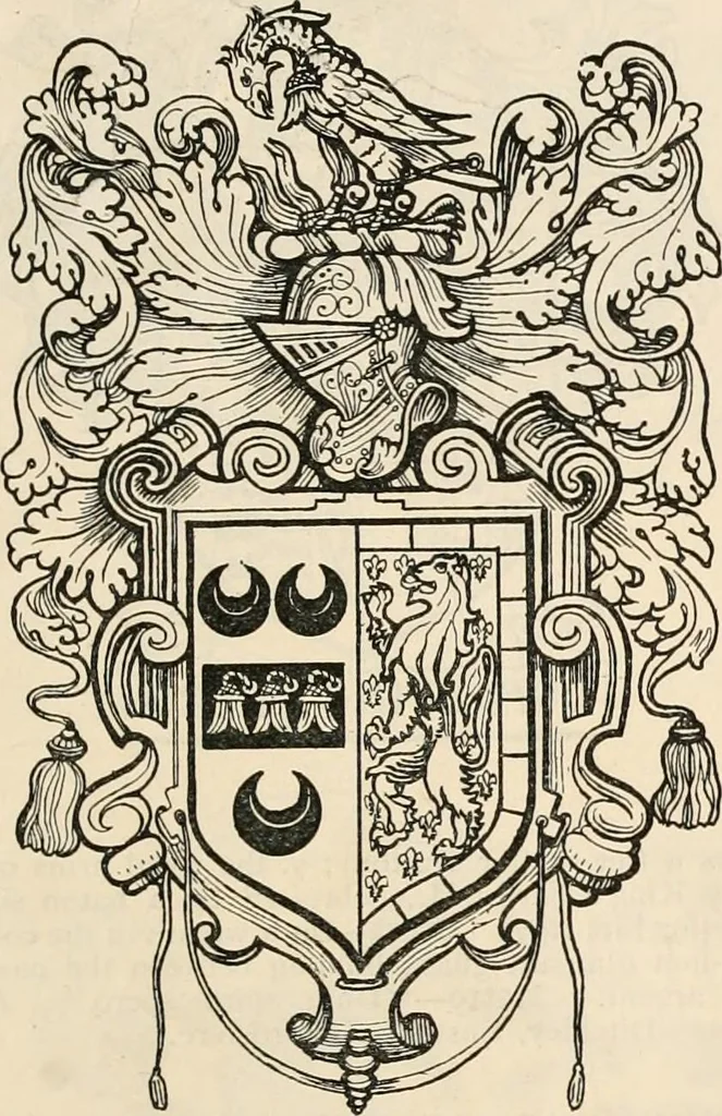 An illustration from Armorial families : a directory of gentlemen of coat-armour, 1905, leaf 892