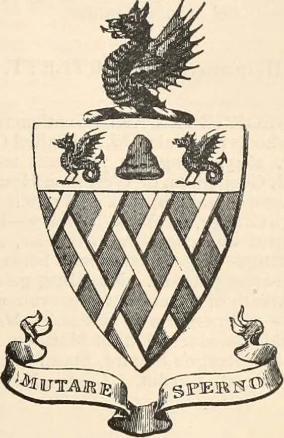 An illustration from Armorial families : a directory of gentlemen of coat-armour, 1905, leaf 900