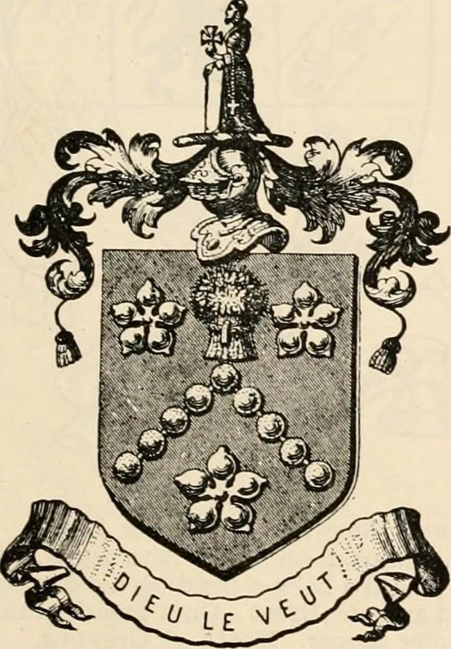 An illustration from Armorial families : a directory of gentlemen of coat-armour, 1905, leaf 906
