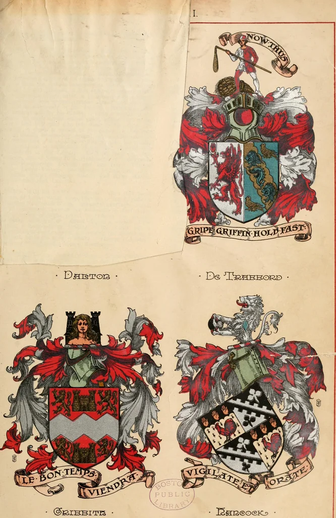 An illustration from Armorial families : a directory of gentlemen of coat-armour, 1905, leaf 912