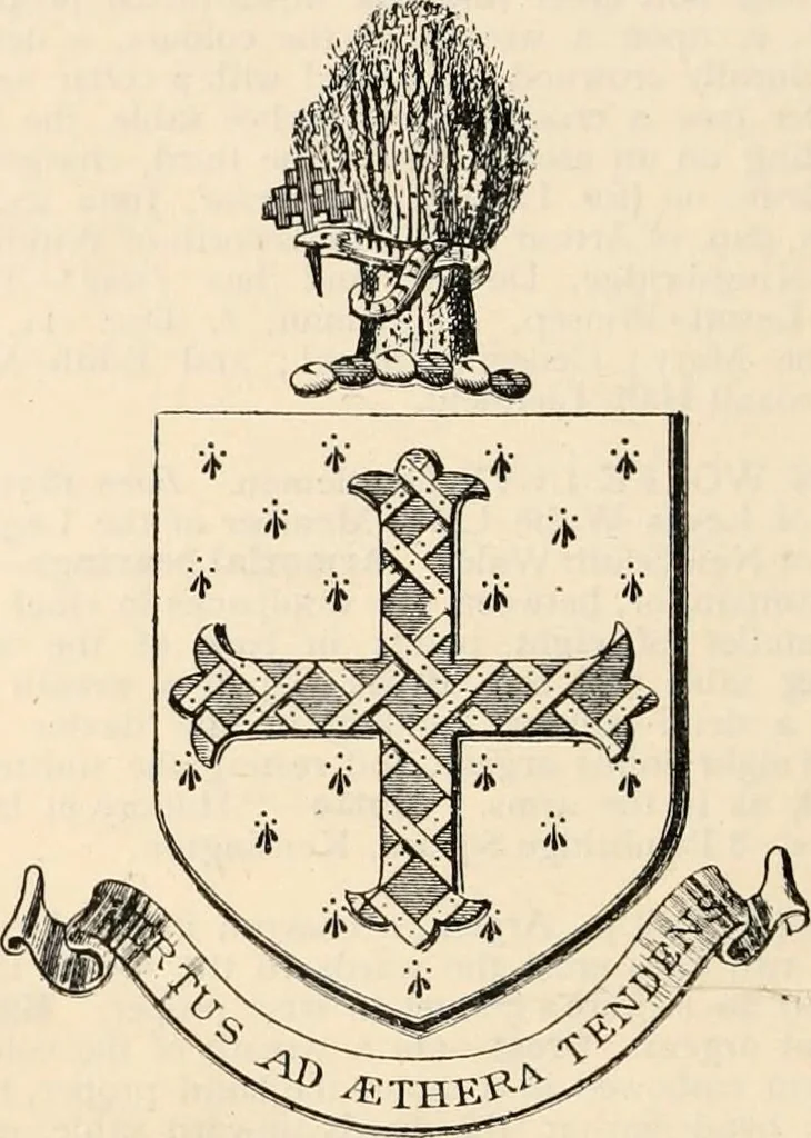 An illustration from Armorial families : a directory of gentlemen of coat-armour, 1905, leaf 915
