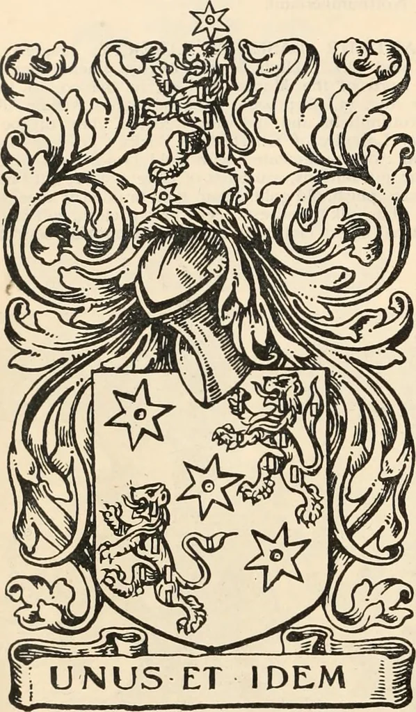 An illustration from Armorial families : a directory of gentlemen of coat-armour, 1905, leaf 917