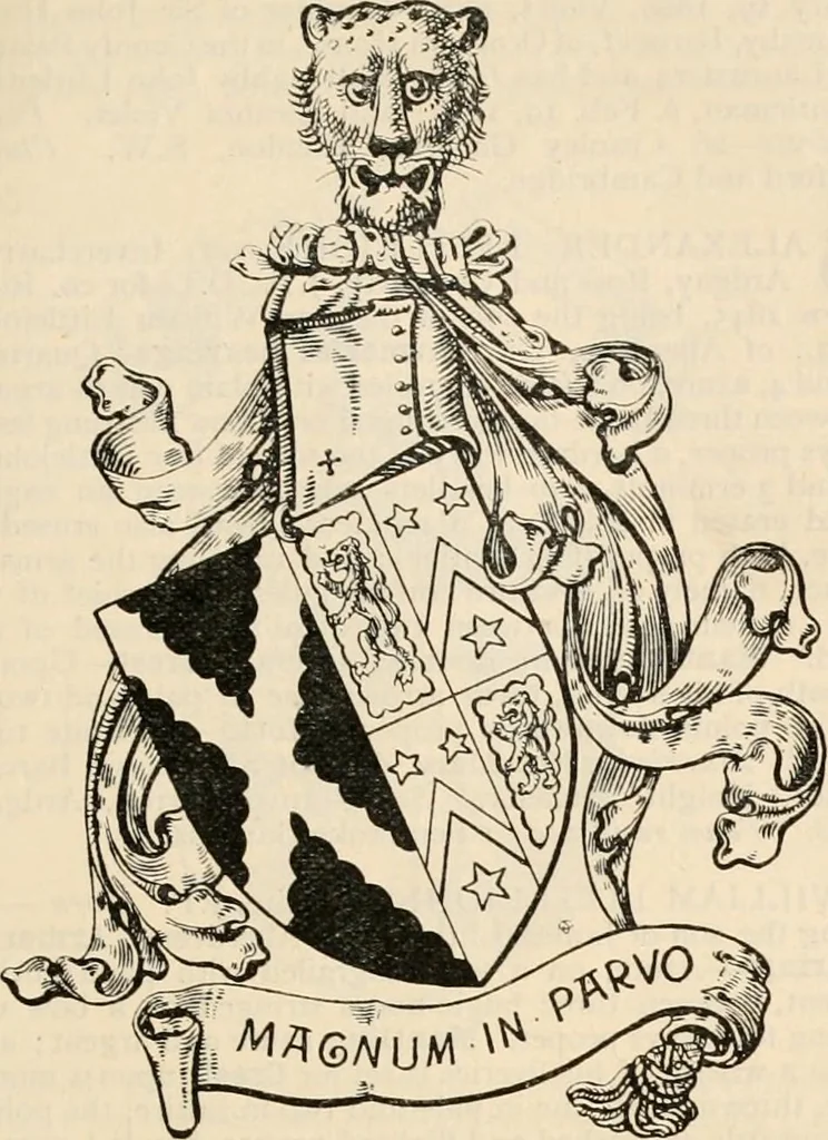 An illustration from Armorial families : a directory of gentlemen of coat-armour, 1905, leaf 922