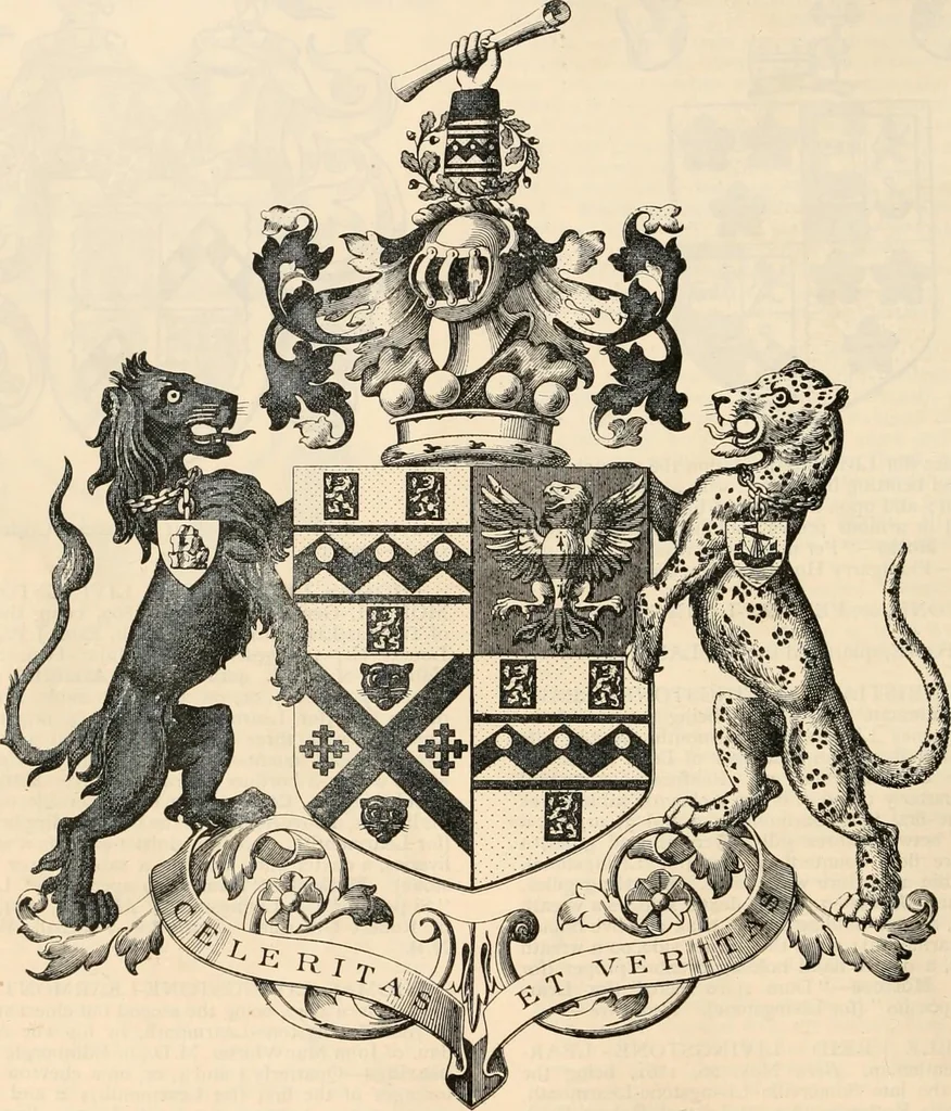An illustration from Armorial families : a directory of gentlemen of coat-armour, 1905, leaf 925