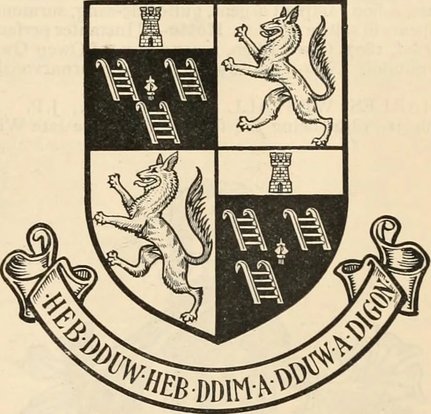 An illustration from Armorial families : a directory of gentlemen of coat-armour, 1905, leaf 926